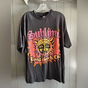 Sublime H&M divided gray tee iconic sun graphic perfect condition
